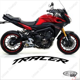 RIM WHEEL STICKERS DECALS SPORT LINE RED FOR TRACER 850 700