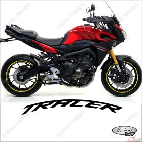 RIM WHEEL STICKERS DECALS SPORT YELLOW FOR TRACER 850 700