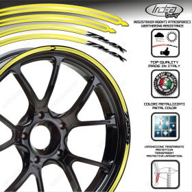 IRIDEA DESIGN 1414SILVBKYE00032 MOTORCYCLE RIM STICKERS