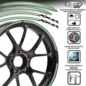 AUTOCOLLANTS DE JANTE DE MOTO IRIDEA DESIGN 1513SILVBKGM00035