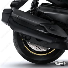 AUTOCOLLANTS DE JANTE DE MOTO IRIDEA DESIGN 1513SILVBKGO00035