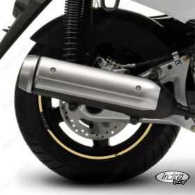 IRIDEA DESIGN 1514SILVBKGO00035 MOTORCYCLE RIM STICKERS