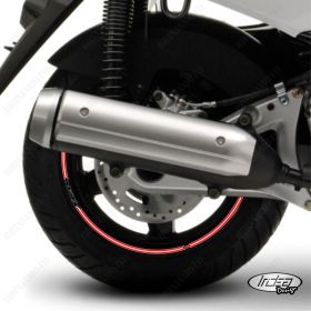 IRIDEA DESIGN 1514SILVBKRE00035 MOTORCYCLE RIM STICKERS