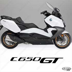 SET OF RIM WHEEL STICKERS DECALS SPORT LINE BMW C650 GT ORANGE
