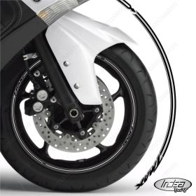 IRIDEA DESIGN 1515SILVBK00032 MOTORCYCLE RIM STICKERS