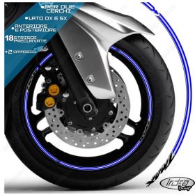 AUTOCOLLANTS DE JANTE DE MOTO IRIDEA DESIGN 1515SILVBKBL00032