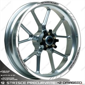 MOTORRAD FELGENAUFKLEBER IRIDEA DESIGN 1614BKWH00135