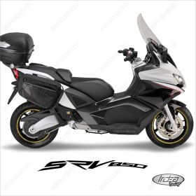 ENSEMBLE AUTOCOLLANTS ADHESIFS LIGNE SPORT APRILIA 850 SRV OR