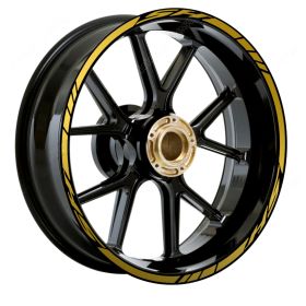 SET OF RIM WHEEL STICKERS DECALS SPORT LINE HONDA SH 125 150 300 GOLD