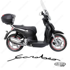 SET OF RIM WHEEL STICKERS DECALS SPORT LINE APRILIA SCARABEO 50 16-16 RED