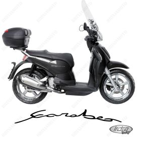 RIM WHEEL STICKERS DECALS SPORT LINE APRILIA SCARABEO 50 16-16 WHITE BLACK