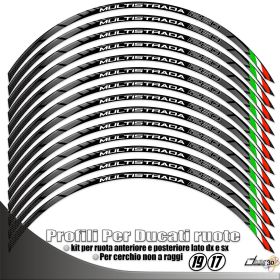 AUTOCOLLANTS DE JANTE DE MOTO IRIDEA DESIGN 1717126MSI00879