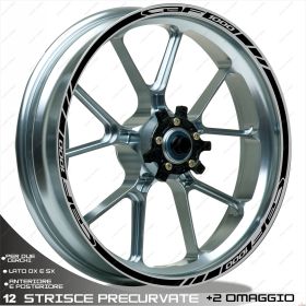 MOTORRAD FELGENAUFKLEBER IRIDEA DESIGN 1717BK00140