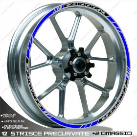AUTOCOLLANTS DE JANTE DE MOTO IRIDEA DESIGN 1717BKBL00139
