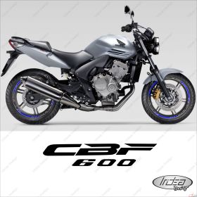 IRIDEA DESIGN 1717BKBL00142 MOTORCYCLE RIM STICKERS