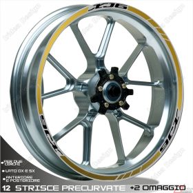 IRIDEA DESIGN 1717BKGO00049 MOTORCYCLE RIM STICKERS
