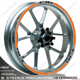 IRIDEA DESIGN 1717BKOR00049 MOTORCYCLE RIM STICKERS