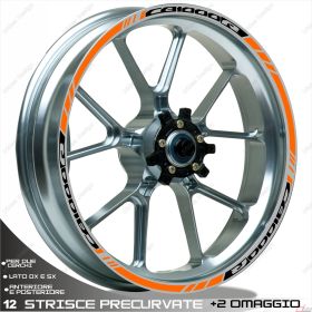IRIDEA DESIGN 1717BKOR00139 MOTORCYCLE RIM STICKERS