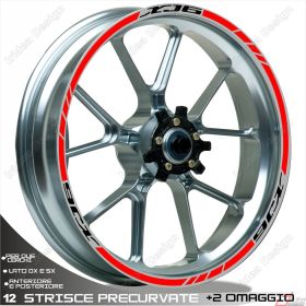 IRIDEA DESIGN 1717BKRE00049 MOTORCYCLE RIM STICKERS