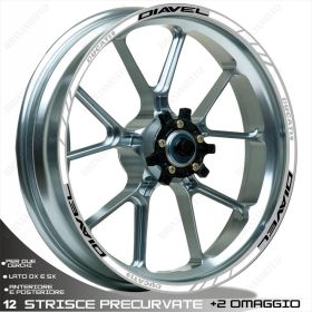 MOTORRAD FELGENAUFKLEBER IRIDEA DESIGN 1717BKWH00124