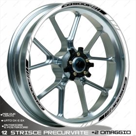 ADESIVI CERCHIO NERO BIANCO COMPATIBILE