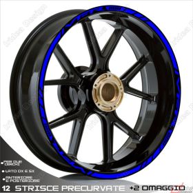 AUTOCOLLANTS DE JANTE DE MOTO IRIDEA DESIGN 1717BL00048