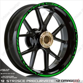 AUTOCOLLANTS DE JANTE DE MOTO IRIDEA DESIGN 1717GR00048