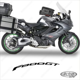 SET OF RIM WHEEL STICKERS DECALS SPORT LINE BMW F800 GT GREEN