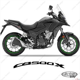 AUTOCOLLANTS DE JANTE DE MOTO IRIDEA DESIGN 1717GR00137