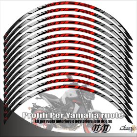 IRIDEA DESIGN 1717MT9RESI00890 MOTORCYCLE RIM STICKERS