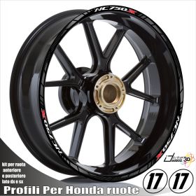 IRIDEA DESIGN 1717N75DK00880 MOTORCYCLE RIM STICKERS