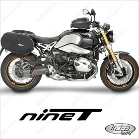 ENSEMBLE AUTOCOLLANTS ADHESIFS LIGNE SPORT BMW R NINE T ORANGE