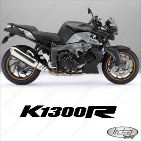 SET OF RIM WHEEL STICKERS DECALS SPORT LINE BMW K1300R ORANGE