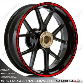 IRIDEA DESIGN 1717RE00048 MOTORCYCLE RIM STICKERS