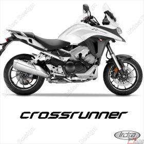 SET OF RIM WHEEL STICKERS DECALS SPORT LINE HONDA VFR 800 X CROSSRUNNER SILVER