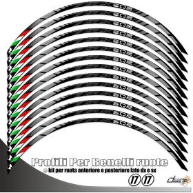 IRIDEA DESIGN 1717TRKSI00887 MOTORCYCLE RIM STICKERS