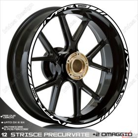IRIDEA DESIGN 1717WH00048 MOTORCYCLE RIM STICKERS