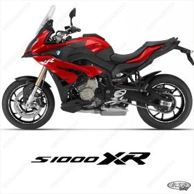 SET OF RIM WHEEL STICKERS DECALS SPORT LINE BMW S1000 XR WHITE