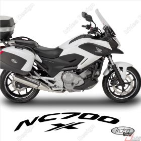 ENSEMBLE AUTOCOLLANTS ADHESIFS LIGNE SPORT HONDA NC700X BLANC