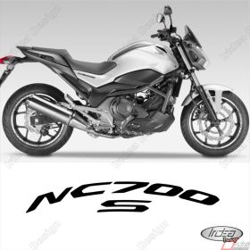 SET OF RIM WHEEL STICKERS DECALS SPORT LINE HONDA NC700S WHITE