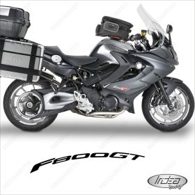 ENSEMBLE AUTOCOLLANTS ADHESIFS LIGNE SPORT BMW F800 GT BLANC NOIR