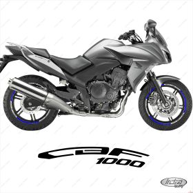 IRIDEA DESIGN 1717WHBL00140 MOTORCYCLE RIM STICKERS