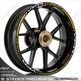 AUTOCOLLANTS DE JANTE DE MOTO IRIDEA DESIGN 1717WHGO00048