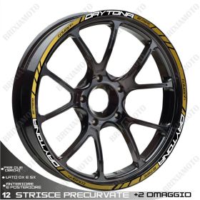 PROFILI ADESIVI CERCHIO SPORT BIANCO ORO