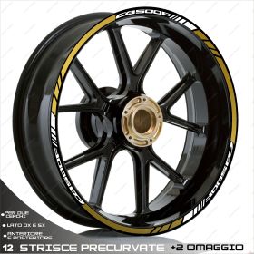 AUTOCOLLANTS DE JANTE DE MOTO IRIDEA DESIGN 1717WHGO00136