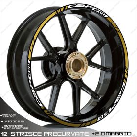 IRIDEA DESIGN 1717WHGO00142 MOTORCYCLE RIM STICKERS