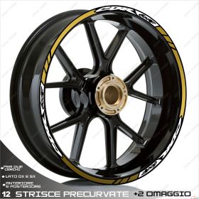 IRIDEA DESIGN 1717WHGO00160 MOTORCYCLE RIM STICKERS