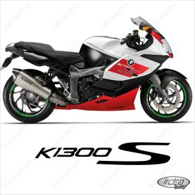 PROFILI ADESIVI SPORT CERCHIO RUOTA STICKERS BMW K1300S BIANCO VERDE