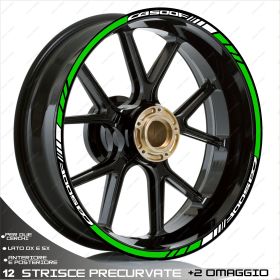 AUTOCOLLANTS DE JANTE DE MOTO IRIDEA DESIGN 1717WHGR00136