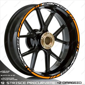 AUTOCOLLANTS DE JANTE DE MOTO IRIDEA DESIGN 1717WHOR00142